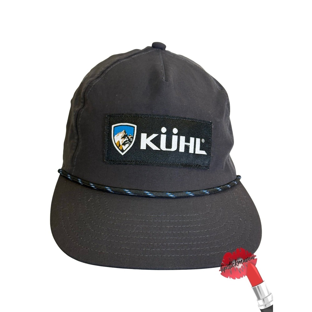 Kuhl Hat Black Snapback Lightweight Hiking Outdoor
